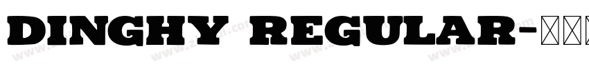 Dinghy Regular字体转换